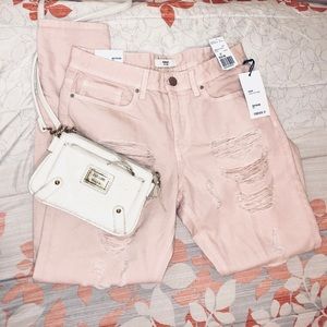 Blush Denim Boyfriend Jeans